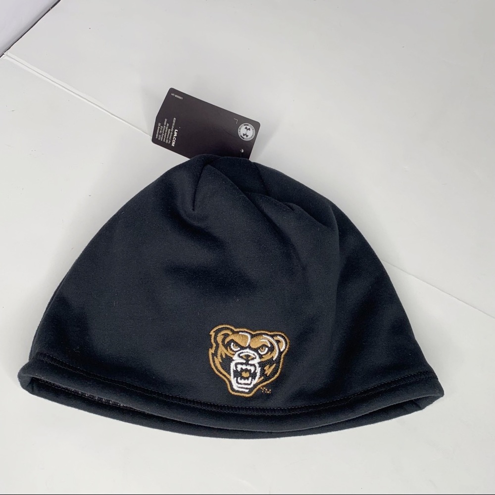 Men's UA Storm ColdGear® Infrared Beanie Oakland University & Under Armour logo